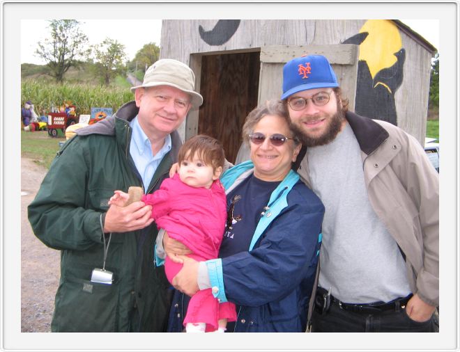 Poppy, Carrie, Nana and Daddy