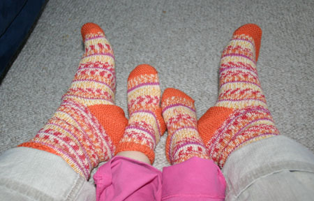 Save the calories: sweet candy-themed socks patterns to knit